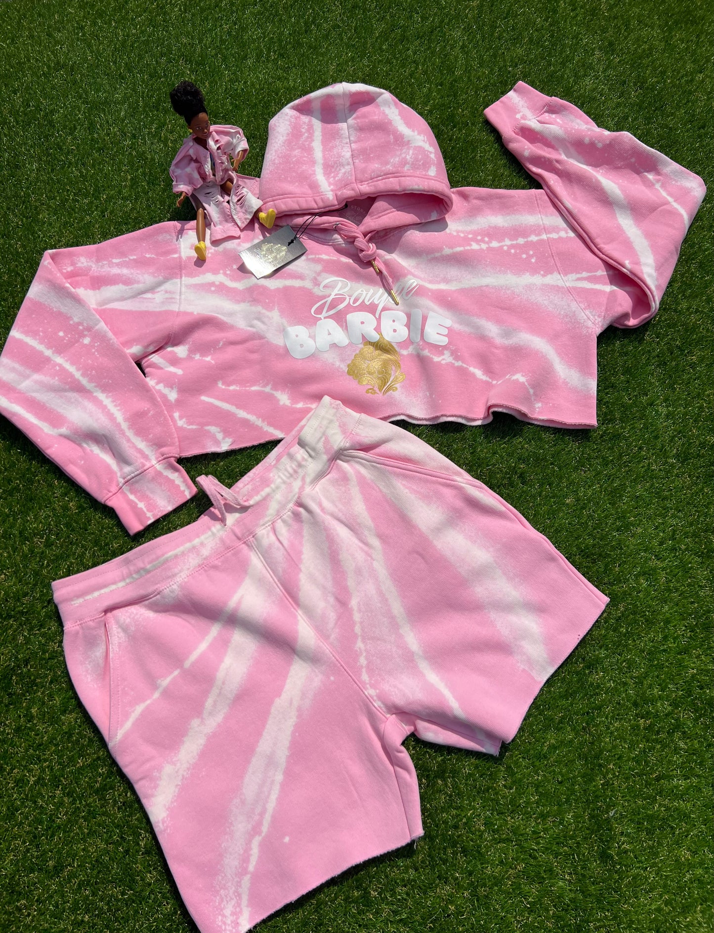 Boujee BARBIE Sweat Short set