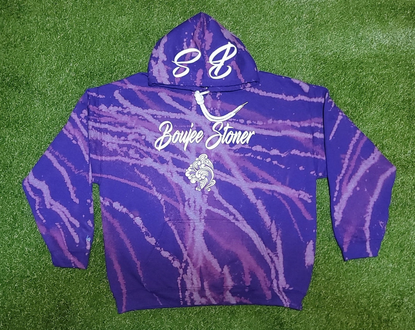 Boujee Stoner Bleached Hoodies