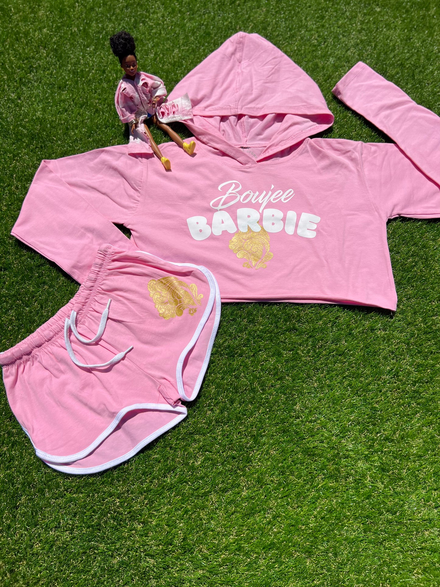 Boujee Barbie Pajama set