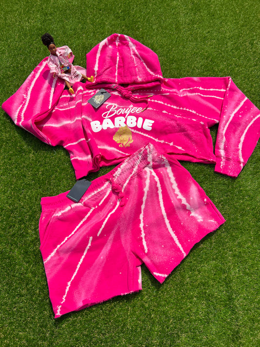 Boujee BARBIE Sweat Short set